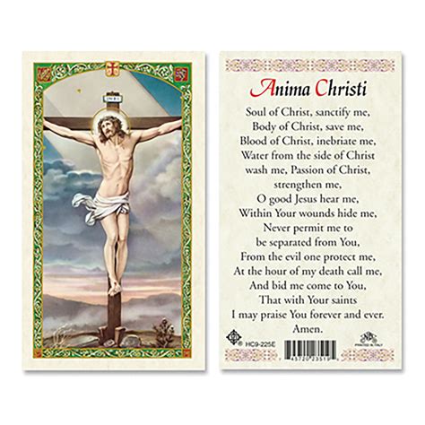 Anima Christi Prayer Printable